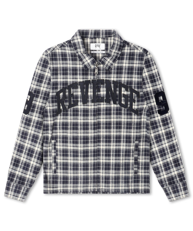 Revenge Valkyrie Embroidered Flannel - Navy