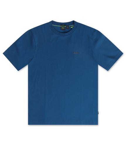 Boss Green Contrast Logo Tee - Blue