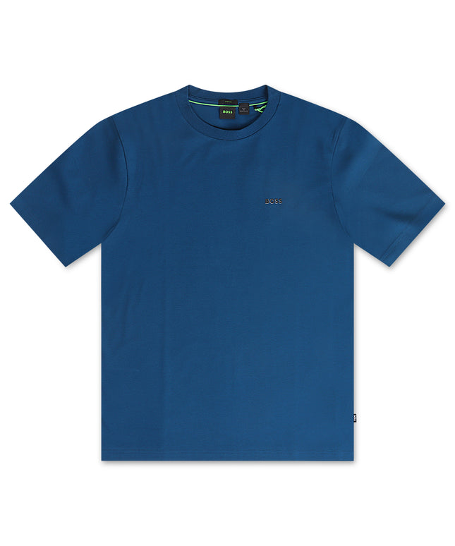 Boss Green Contrast Logo Tee - Royal Blue