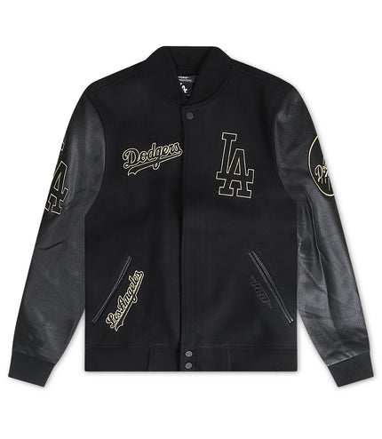 Pro Standard Dodgers Varsity Jacket - Black