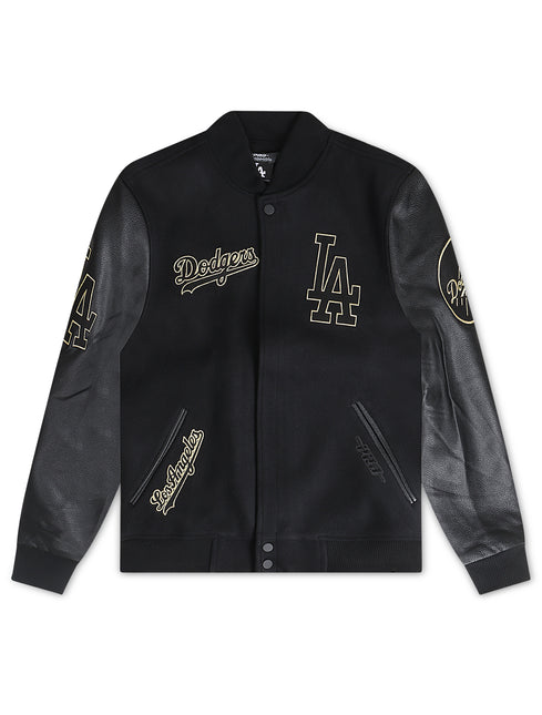 Pro Standard Dodgers Varsity Jacket - Black