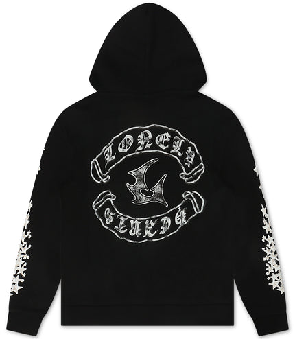 Lonely Hearts Love Me Forever Hoodie - Black