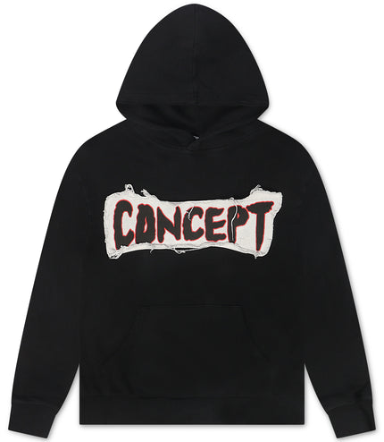 Concept LA Flowers Hoodie - Black