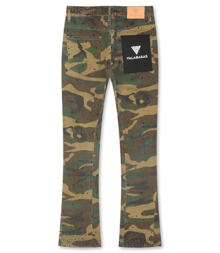 Valabasas Recon Stacked Jeans - Foliage Green