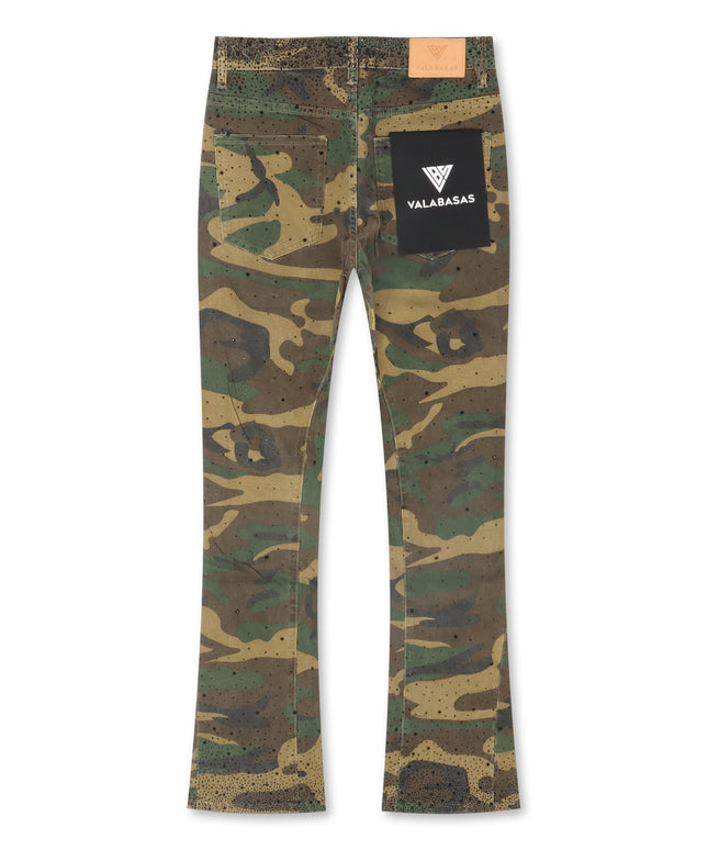 Valabasas Recon Stacked Jeans - Foliage Green
