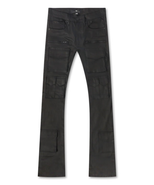 Jordan Craig Mercenary Stacked Jeans - Jet Black