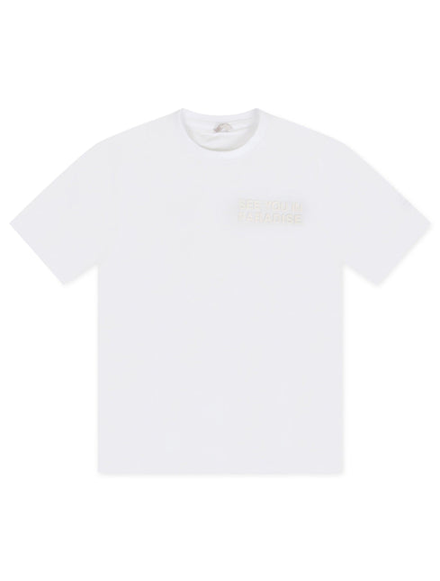 Jordan Craig Paradise Block Letter Tee - White - Denim Exchange 