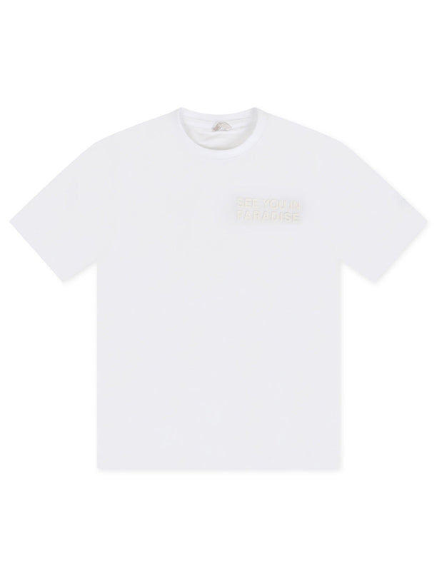 Jordan Craig Paradise Block Letter Tee - White - Denim Exchange 