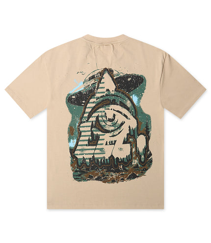 Starseed Here On A Mission Tee - Beige