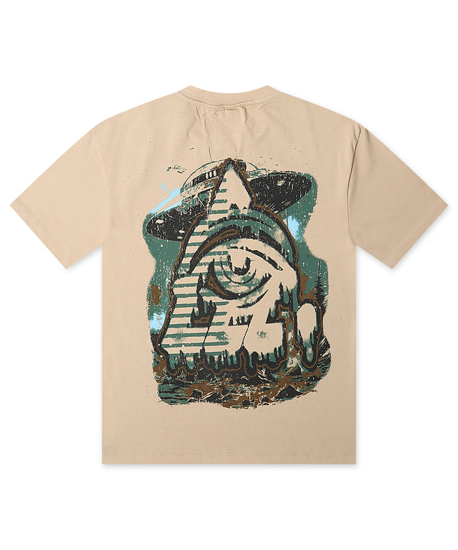 Starseed Here On A Mission Tee - Beige
