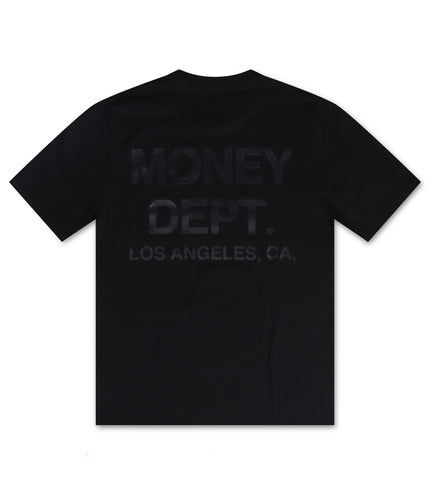 Money Dept. Los Angeles Heavyweight Tee - Black/Black