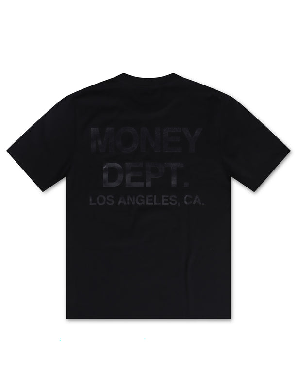 Money Dept. Los Angeles Heavyweight Tee - Black/Black