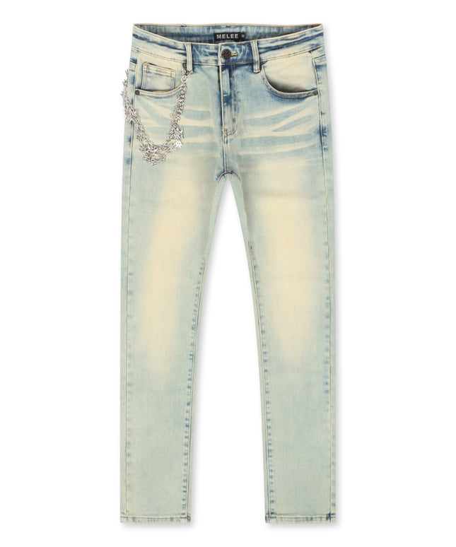 Melee Milky Way Slim Jean - Cream Cloud