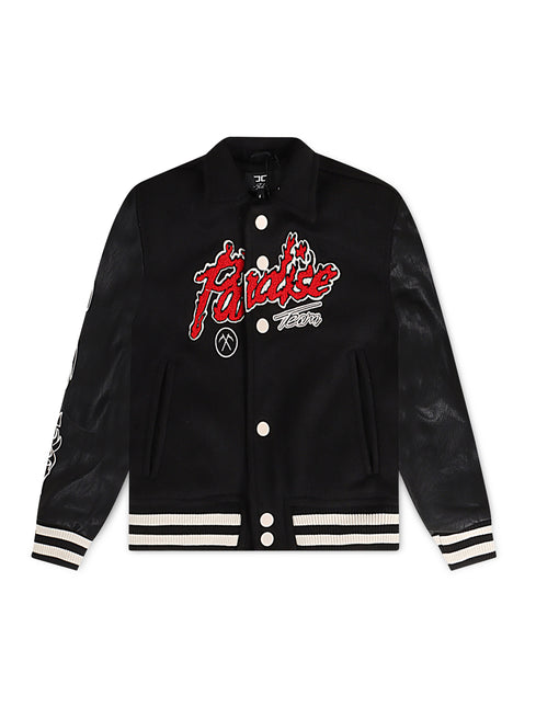 Jordan Craig Kids Paradise Varsity Jacket - Black