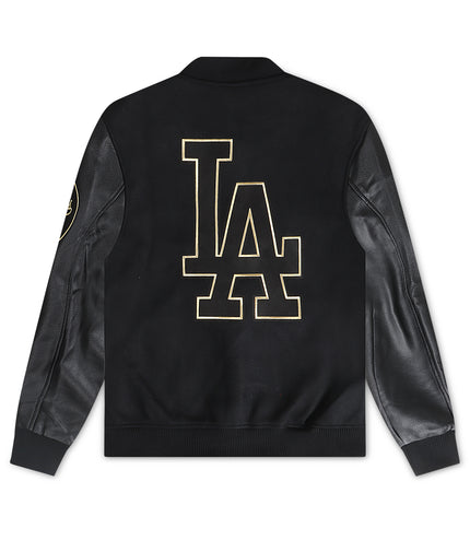 Pro Standard Dodgers Varsity Jacket - Black