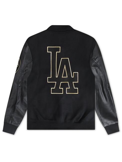 Pro Standard Dodgers Varsity Jacket - Black