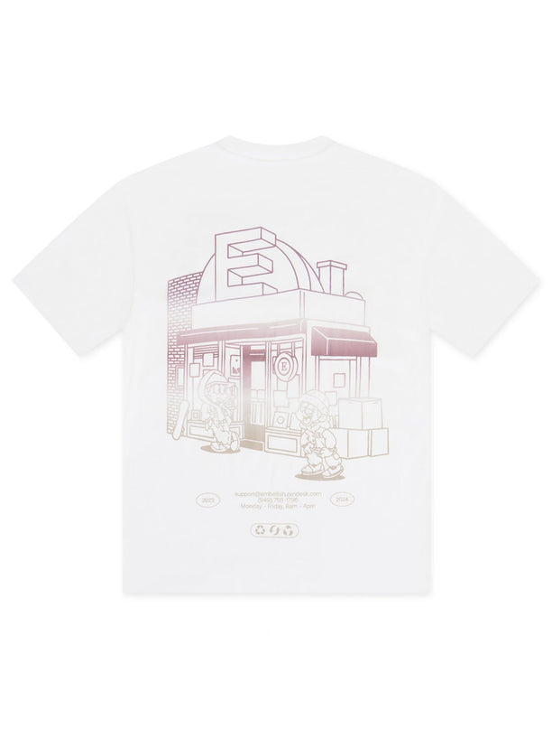 Embellish Studio Tee - White - Denim Exchange 