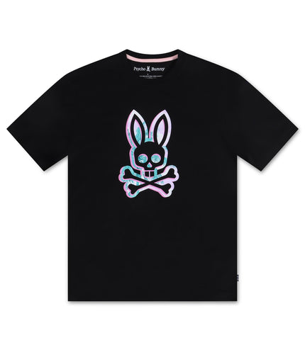 PSYCHO BUNNY LEONARD GRAPHIC TEE - BLACK PSYCHO BUNNY