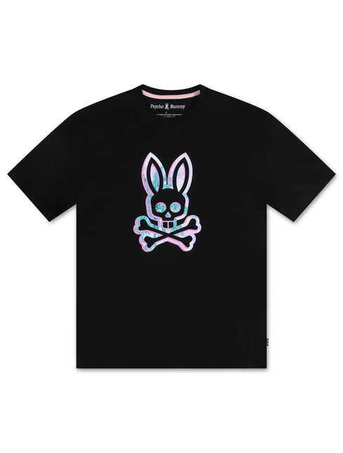 PSYCHO BUNNY LEONARD GRAPHIC TEE - BLACK PSYCHO BUNNY