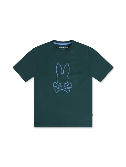 Psycho Bunny Kids Hamilton Graphic Tee - Sea Moss