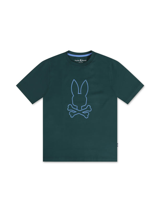 Psycho Bunny Kids Hamilton Graphic Tee - Sea Moss