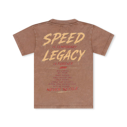 Disaster Kids Fast or Last Tee - Brown