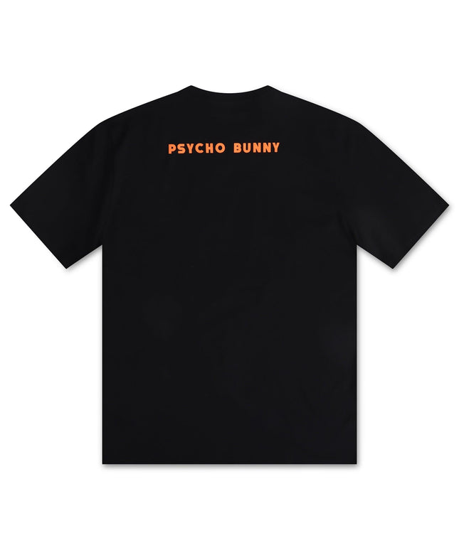 Psycho Bunny Wellington Graphic Tee - Black - Denim Exchange 