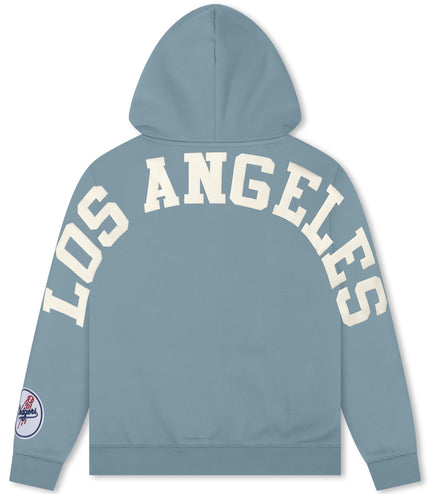 Pro Standard La Dodgers Wingspan Drop Shoulder Hoodie - Steel Blue