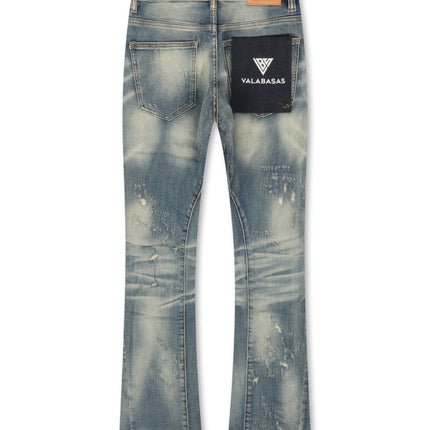Valabasas Hibet Stacked Jeans - Vintage Blue