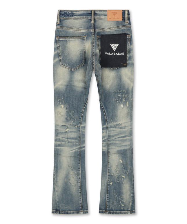 Valabasas Hibet Stacked Jeans - Vintage Blue