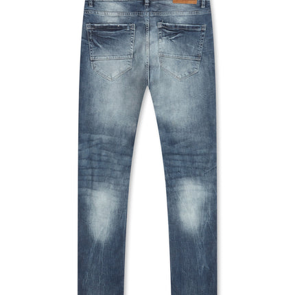 Jordan Craig Sean Shredded Jeans - Blue