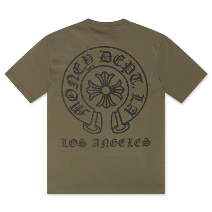 Money Dept. Vintage Old English Tee - Olive/Black