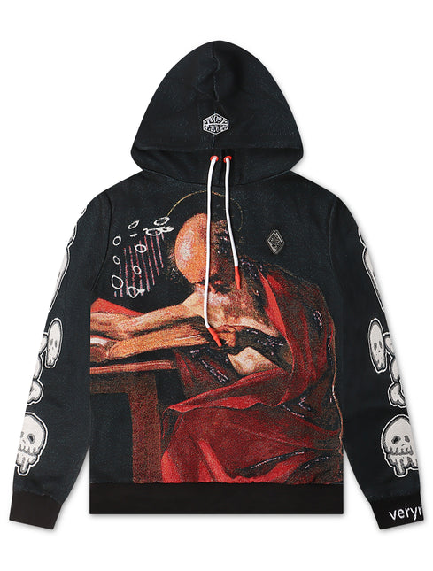 VeryRare Saint Jerome Writing Hoodie - Black