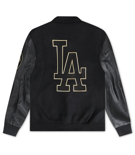 Pro Standard Dodgers Varsity Jacket - Black