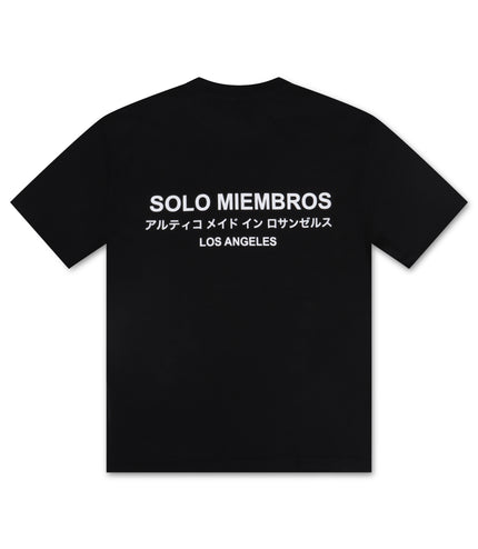 Artiko Solo Miembros Tee - Black/White