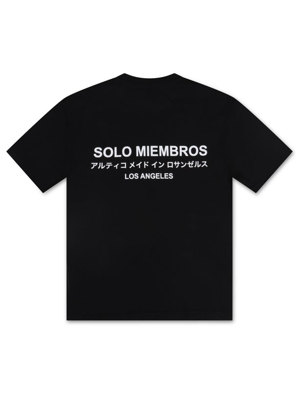 Artiko Solo Miembros Tee - Black/White