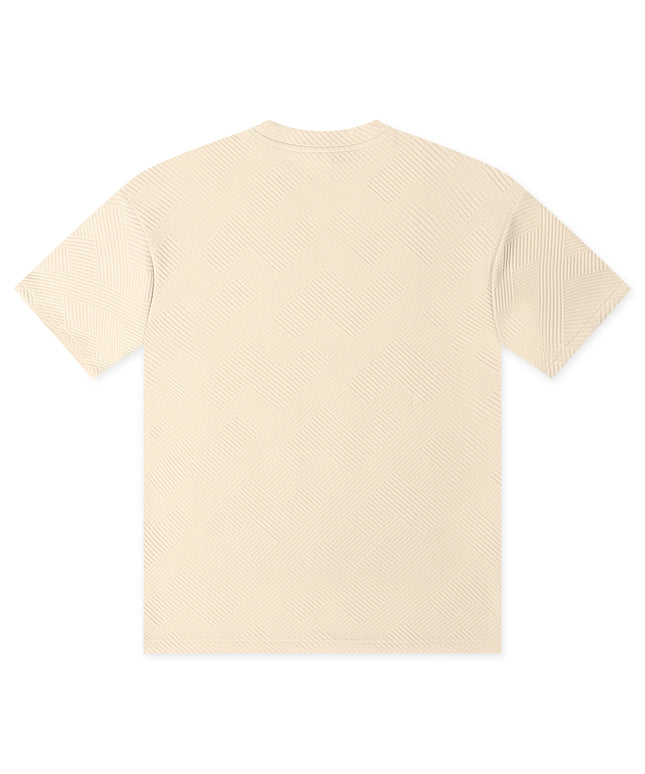 Denim Exchange Knit Tee - Ivory
