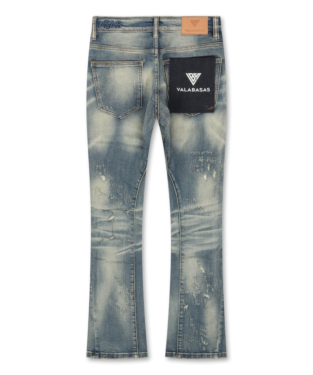 Valabasas Hibet Stacked Jeans - Vintage Blue