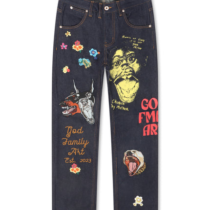 GFA Manasseh Humble Relaxed Jean - Raw Denim