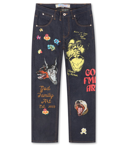 GFA Manasseh Humble Relaxed Jean - Raw Denim