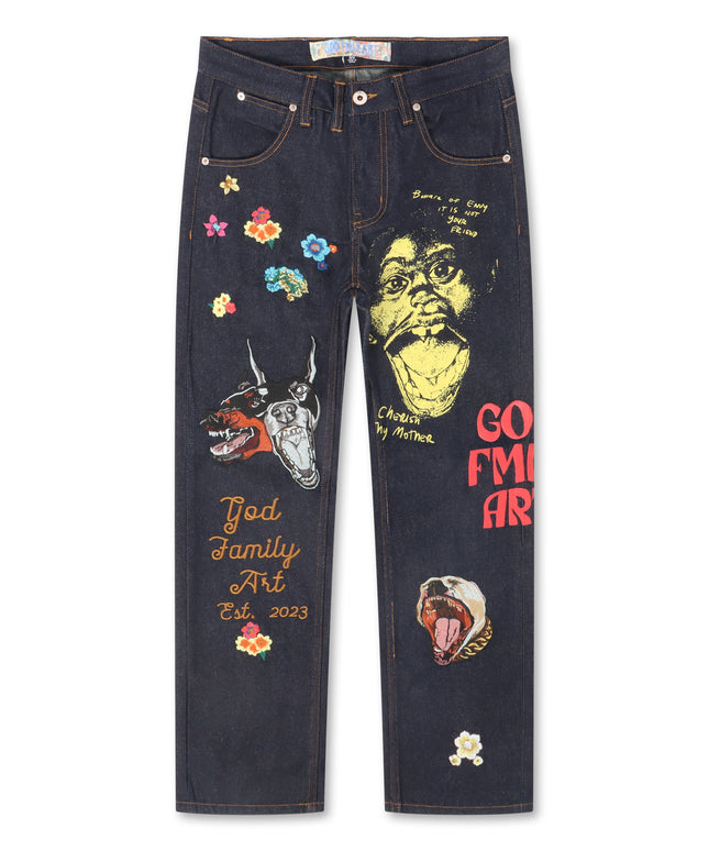 GFA Manasseh Humble Relaxed Jean - Raw Denim