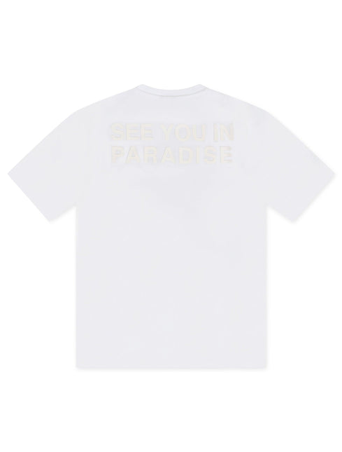 Jordan Craig Paradise Block Letter Tee - White - Denim Exchange 