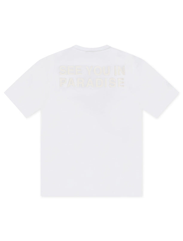 Jordan Craig Paradise Block Letter Tee - White - Denim Exchange 