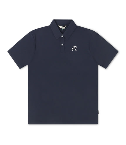 Malbon Fairway Polo - Navy