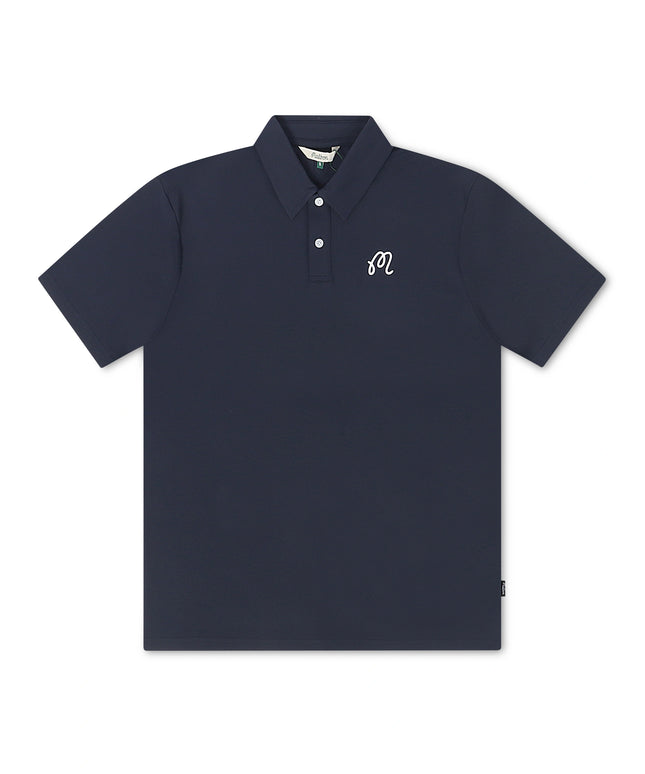 Malbon Fairway Polo - Navy