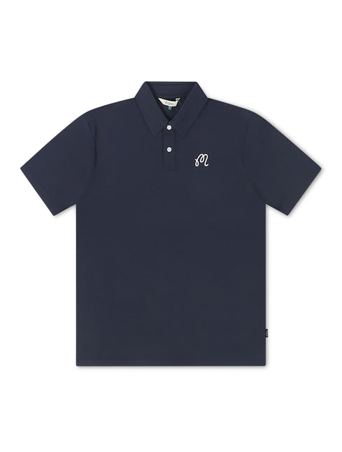 Malbon Fairway Polo - Navy