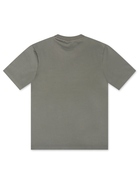 Boss Orange Interlock Tee - Open Gray