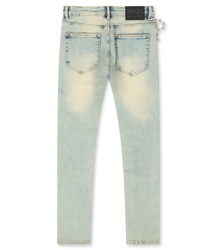 Melee Milky Way Slim Jean - Cream Cloud