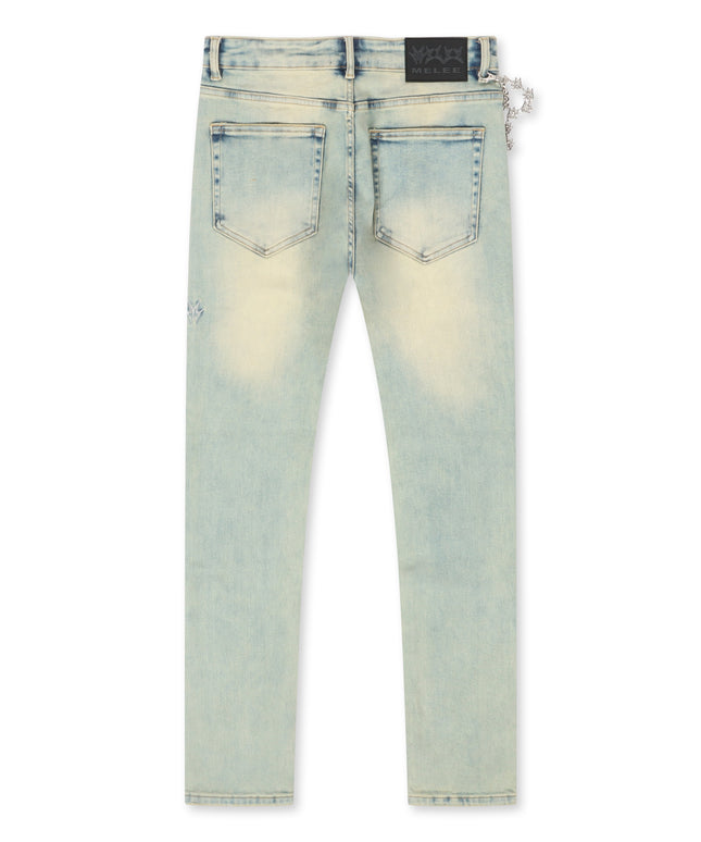 Melee Milky Way Slim Jean - Cream Cloud