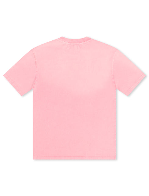 Majestik Garment Dyed Print Tee - Pink